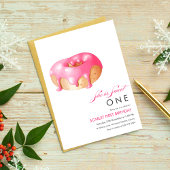 Sweet One donut Abbildung 1. Geburtstag Einladung