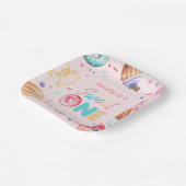 Sweet One Donut Candy Birthday Paper Teller (Gewinkelt)