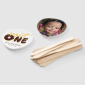 Sweet One Donut Erster Geburtstag Foto Schokolade Fächer (Non-assembled)