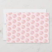 Sweet One Donut Thema Foto Erster Geburtstag Einladung (Rückseite)