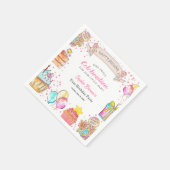 Sweet One Eiscreme 1. Geburtstagsfeier  Serviette (Ecke)