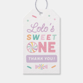 Sweet One First Birthday customizable Favor Tag Geschenkanhänger