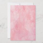 Sweet One First Birthday Einladung (Rückseite)