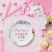 Sweet One First Birthday Paper Plates Pappteller (Party)