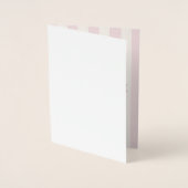 Sweet One, Geschenkbeutel, Rosa, Streifen Folienkarte (Vorderseite)