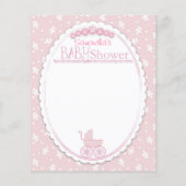 Sweet One Girl Advice Card (Rückseite)