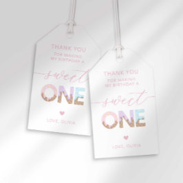 Sweet One Ice Cream Birthday Favor Tags Geschenkanhänger