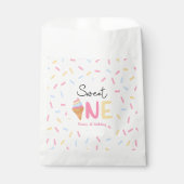 Sweet One Ice Cream First 1st Birthday Party Geschenktütchen (Vorderseite)