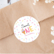 Sweet One Ice Cream First 1st Birthday Party