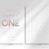 Sweet One Ice Cream Party Einladung