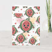 Sweet One in a Melon Birthday Card Karte (Rückseite)