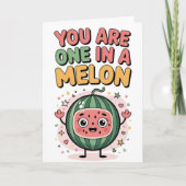Sweet One in a Melon Birthday Card Karte (Vorderseite)