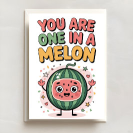 Sweet One in a Melon Birthday Card Karte