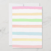 Sweet One Invitation - Fruchteinladung Einladung (Rückseite)