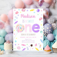 Sweet One Lollipop Candy Erster Geburtstag