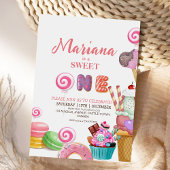 Sweet One Niedlich Ice Cream Cupcakes Kindergeburt Einladung