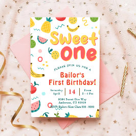 Sweet One | Obst Party Geburtstag Einladung