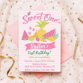 Sweet One | Obst Party Geburtstag Einladung