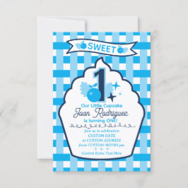 Sweet One Photo Invitations Flat Thank You Card Dankeskarte