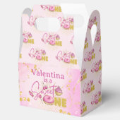 Sweet One Pink Desserts Girl's 1st Birthday Party Geschenkschachtel (Geöffnet)