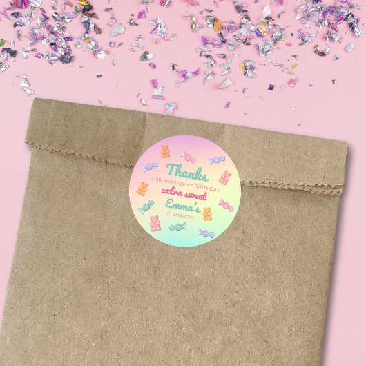 Sweet One Runder Aufkleber