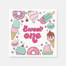 Sweet One Sprinkles Ice Cream and Cake Birthday