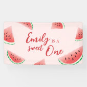 Sweet One Watermelon Birthday Banner (Horizontal)