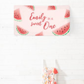 Sweet One Watermelon Birthday Banner (InSitu)