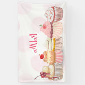 Sweet One Year Old Birthday Party  Banner (Vertikal)