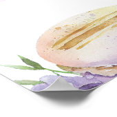 Sweet One zum ersten Geburtstag Personalisiert Poster (Ecke)