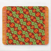 Sweet Orange Flower Mouse Rug Mousepad (Vorne)