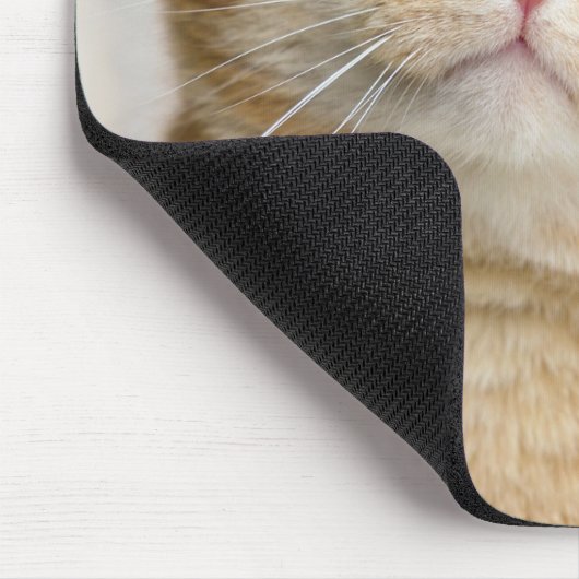 Sweet Orange Tabby Cat Mousepad (Ecke)