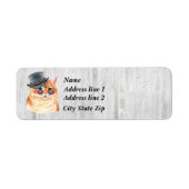 Sweet Orange Tabby Cat Sonnenbrille und Extravagan (Vorne)
