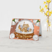 Sweet Orange Winter Karte (Gelbe Blume)