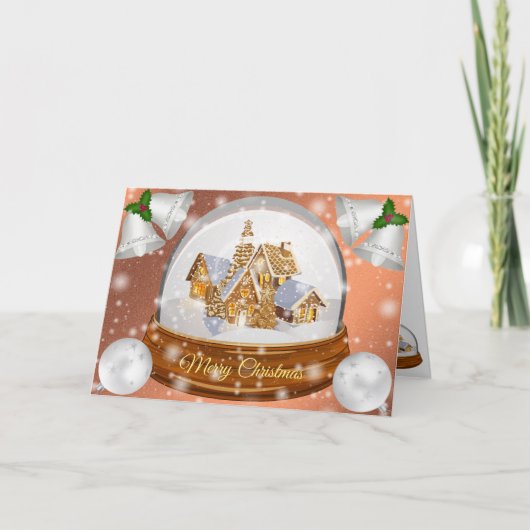 Sweet Orange Winter Karte (Vorderseite)