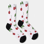 Sweet Orchard Cherry Pattern Socken (Rechts)
