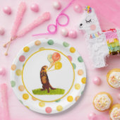 Sweet Otter Colorful Balloons Papier Teller (Party)