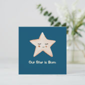 Sweet Our Star ist Geboren Blue Star Geburtserklär (Stehend Vorderseite)