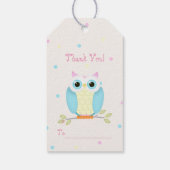Sweet Owl Birthday Geschenkanhänger (Rückseite)