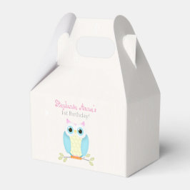 Sweet Owl Birthday Geschenkschachtel