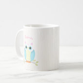 Sweet Owl Birthday Kaffeetasse (Vorderseite Links)
