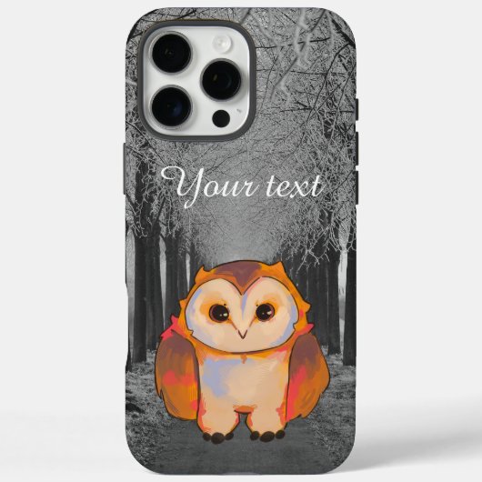 Sweet owl, winter uil Case-Mate iPhone hülle (Rückseite)
