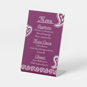 Sweet Paisley Hearts im Weinkeller Paradies Sockelschild