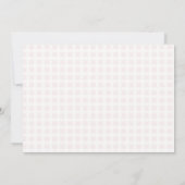 Sweet Pancake Pink Gingham Brautparty Brunch Einladung (Rückseite)