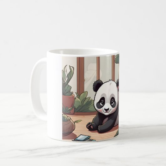 Sweet Panda Kaffeetasse (Vorderseite Links)