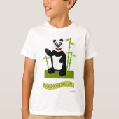 Sweet Panda-monium-Panda-Bären-Cartoon T-Shirt (Vorderseite)