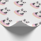 Sweet Panda Pattern Geschenkpapier (Ecke)