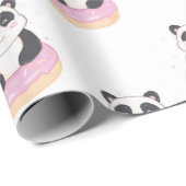 Sweet Panda Pattern Geschenkpapier (Rolleneckpunkt)