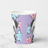 Sweet Panda Unicorn Girls Rainbow Birthday Pappbecher (Links)