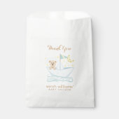 Sweet Paper Boat Bear Geschenktütchen (Vorderseite)
